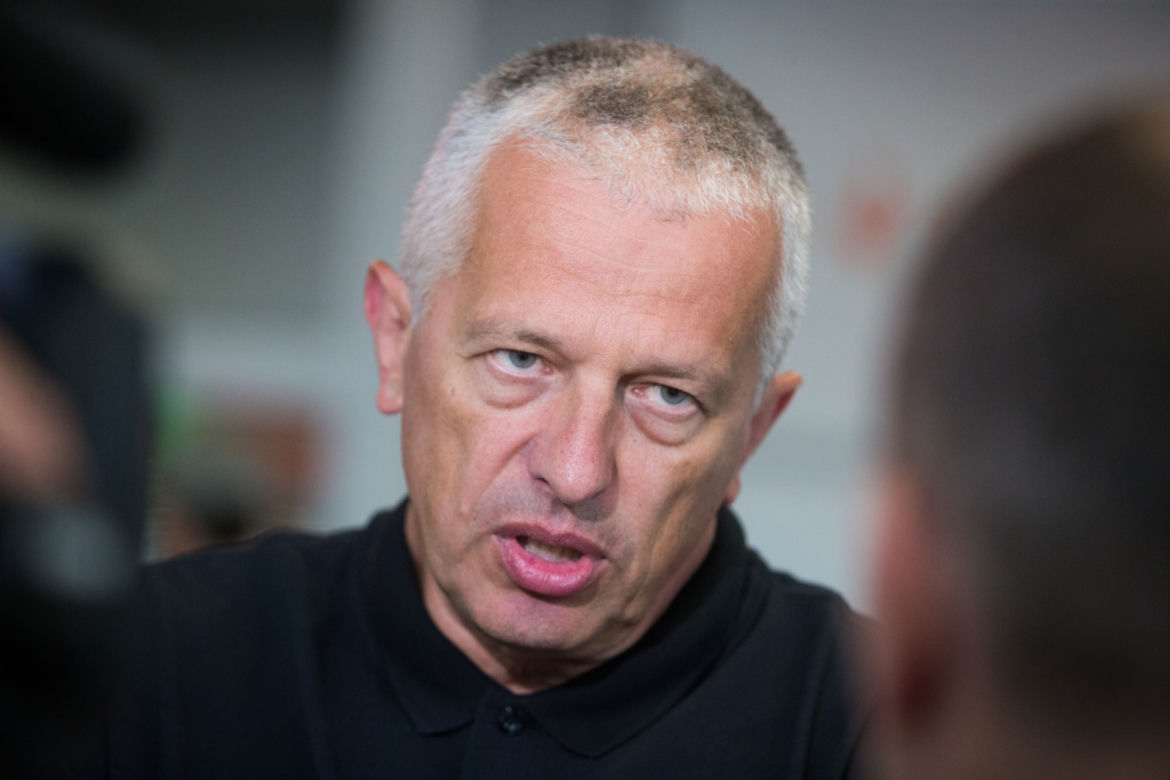 Iga Świątek i jej tata Tomasz Świątek