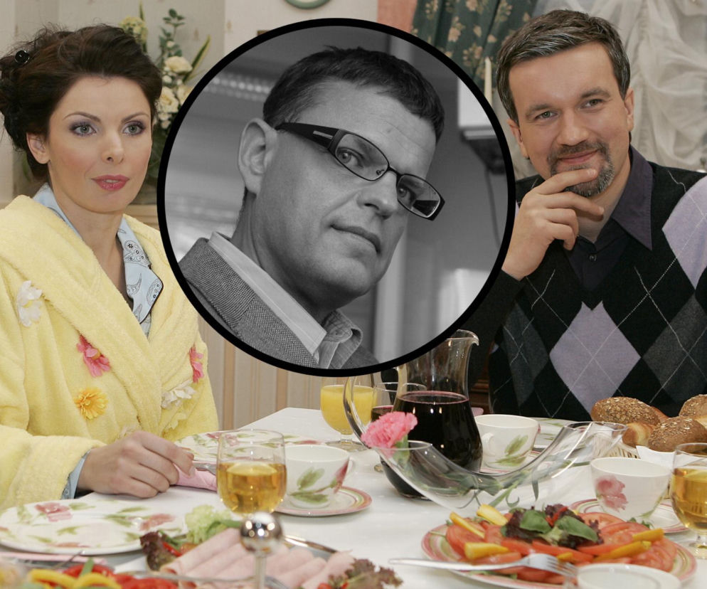 Agnieszka Dygant i Tomasz Kot w serialu Niania. Na miniaturze Andrzej Morozowski, o którego śmierci przeczytasz w Eska.