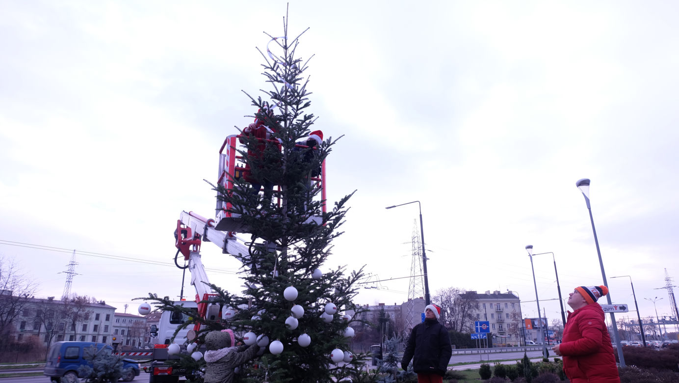 Eskowa choinka stanęła przez Aqua Lublin!