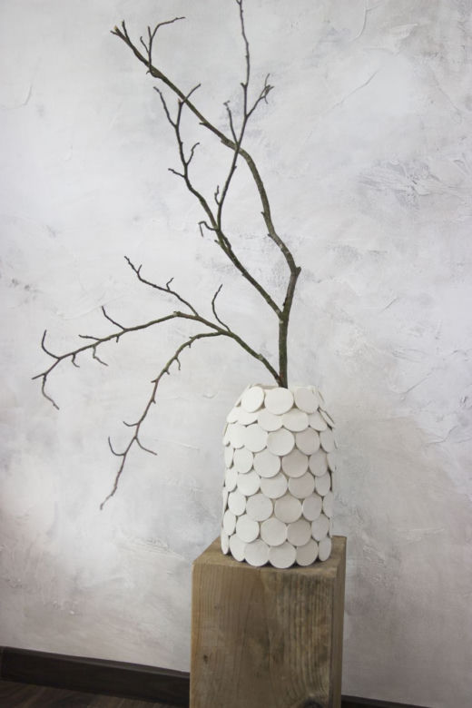 Wazon ceramiczny w stylu skandynawskim