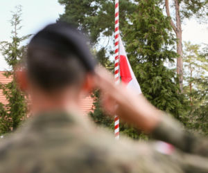 Uroczyste pożegnanie żołnierzy z Wędrzynia