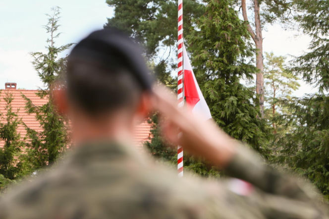 Uroczyste pożegnanie żołnierzy z Wędrzynia