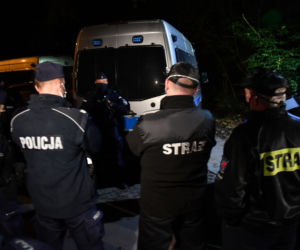 Świnoujście/ Karsibór ewakuacja mieszkańców. Wydobycie bomby Tallboy