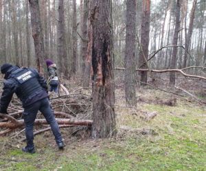 Rutkowski Patrol przeczesuje jezioro i las w Piotrkowie, szukają 32-latka