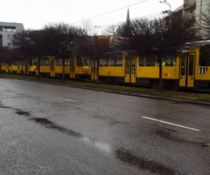 Wykolejenie tramwaju na ul. Dubois