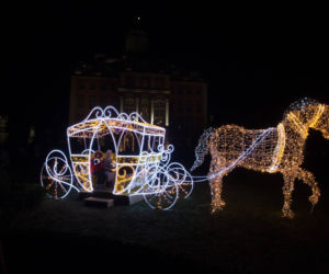 Świąteczna iluminacja Zamku Książ