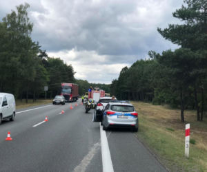 Zderzenie trzech aut na trasie Bydgoszcz - Toruń