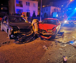 Wypadek ul. Skłodowskiej-Curie (na wysokości Gajowej) w Bydgoszczy 