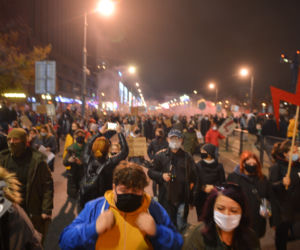 Protest kobiet w centrum Warszawy