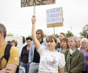 Protest w Piasecznie przeciwko Data Center