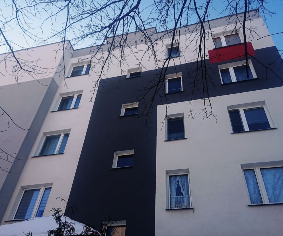 Łomża, Jeden z bloków przy ul. Ks Janusza