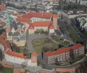 Kraków z lotu ptaka w czasie kwarantanny