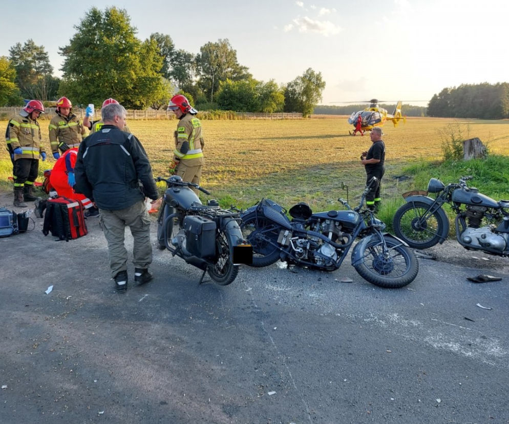 Lipie. Wjechał w motocyklistę, drugi nie zdążył wyhamować
