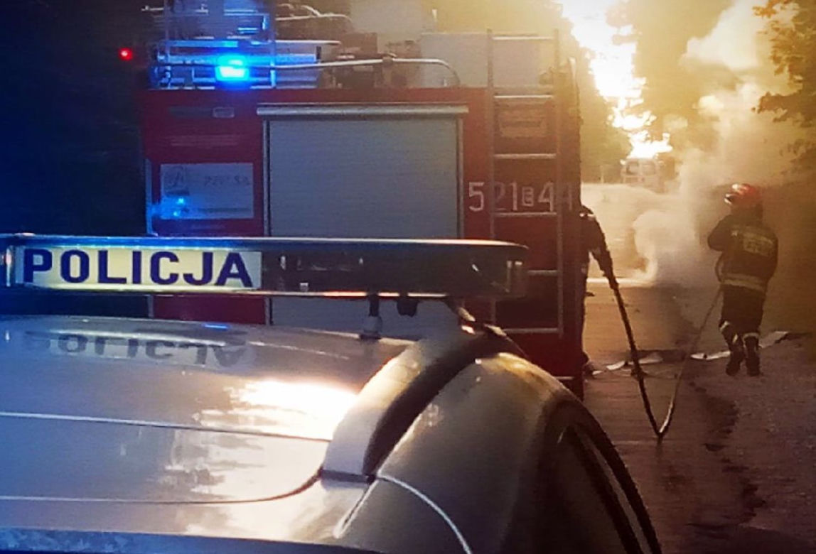 Zderzenie z sarną może skończyć się TRAGICZNIE. Auto 27-latki stanęło w płomieniach