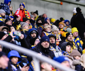 Arka Gdynia - Raków Częstochowa, zdjęcia kibiców i piłkarzy z meczu 17. kolejki PKO BP Ekstraklasy