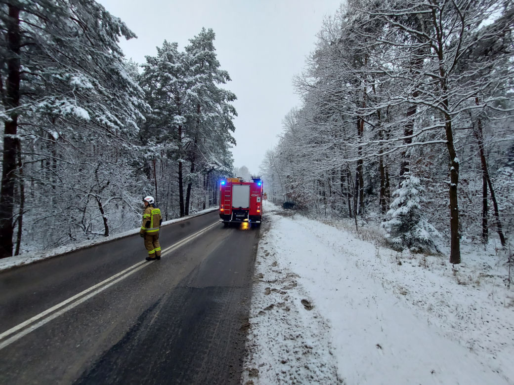 Kolejne dachowanie! Tym razem w Rzepińskim Lesie