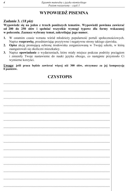 Niemiecki rozszerzony 4