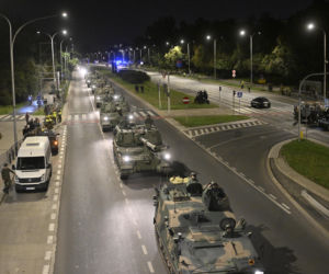 Nocna próba defilady wojskowej w Warszawie 2