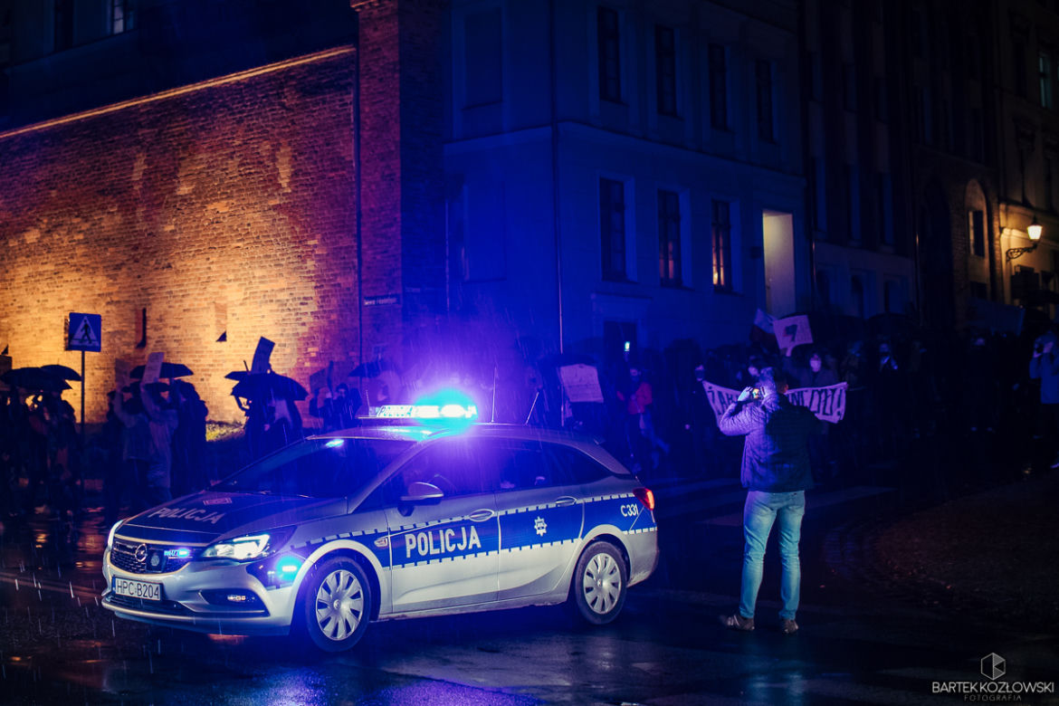Strajk Kobiet w Toruniu 27.10.2020 - wtorkowy protest i blokada ulic