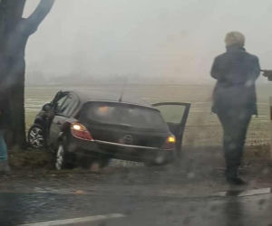 Zdarzenie drogowe na DK 19 w Świniarowie pod Łosicami