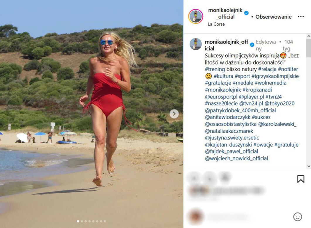Monika Olejnik w bikini