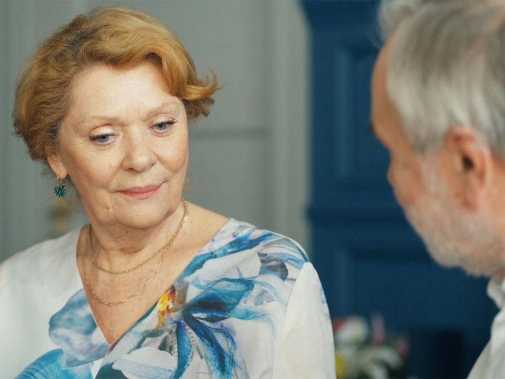 Barwy szczęścia, odcinek 3121: Józefina (Elżbieta Jarosik), Andrzej (Leon Charewicz)