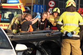 Straszny wypadek na S7 w Łomiankach! Ofiary i zmiażdżone auta