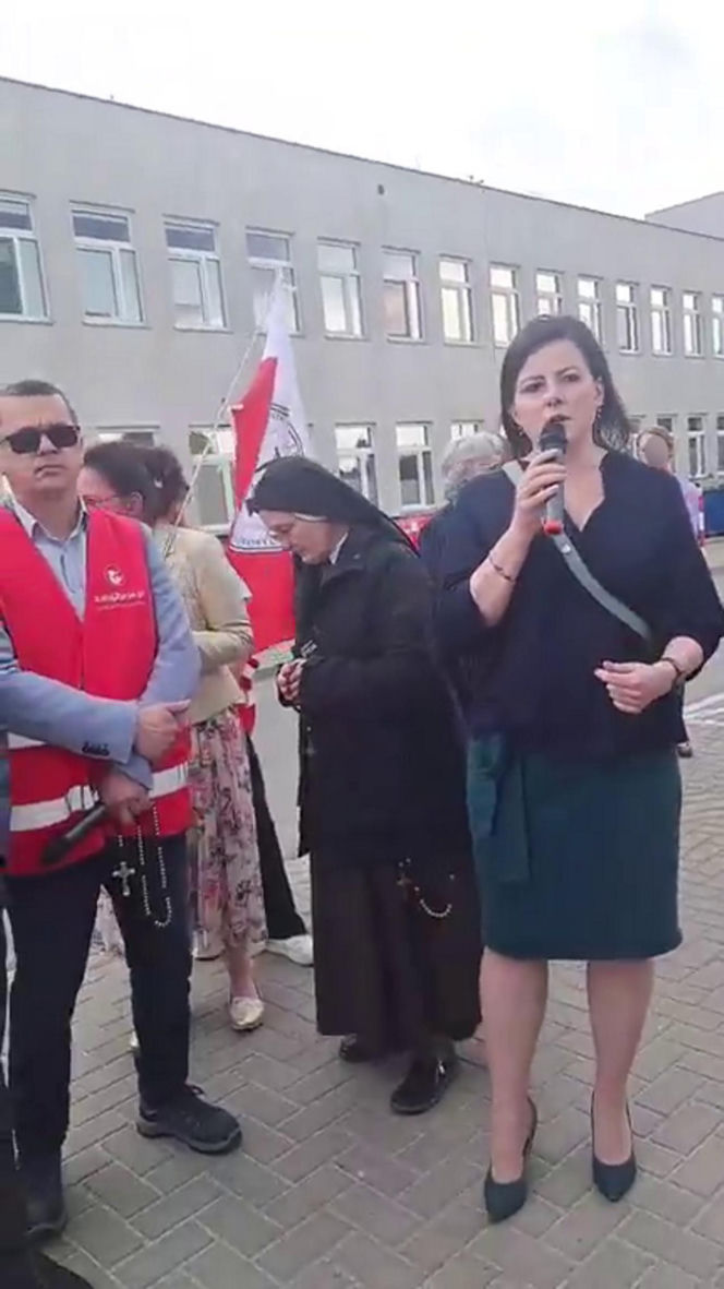 Różaniec przed szpitalem w Lublinie