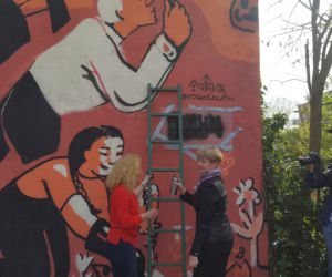 Odsłonięto nowy mural Bydgoszcz otwarta i tolerancyjna