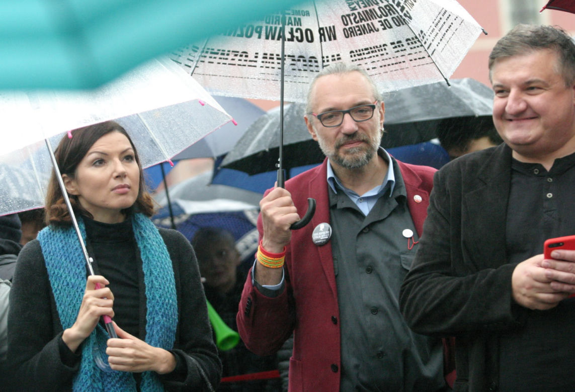 CZARNY PROTEST W WARSZAWIE.