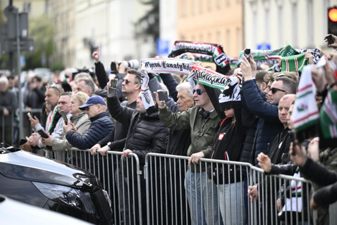 Kondukt, pogrzeb, Jacek Magiera