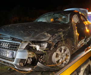 Tragiczny wypadek pod Ostrzeszowem! Nie żyje 16-letnia pasażerka [ZDJĘCIA]