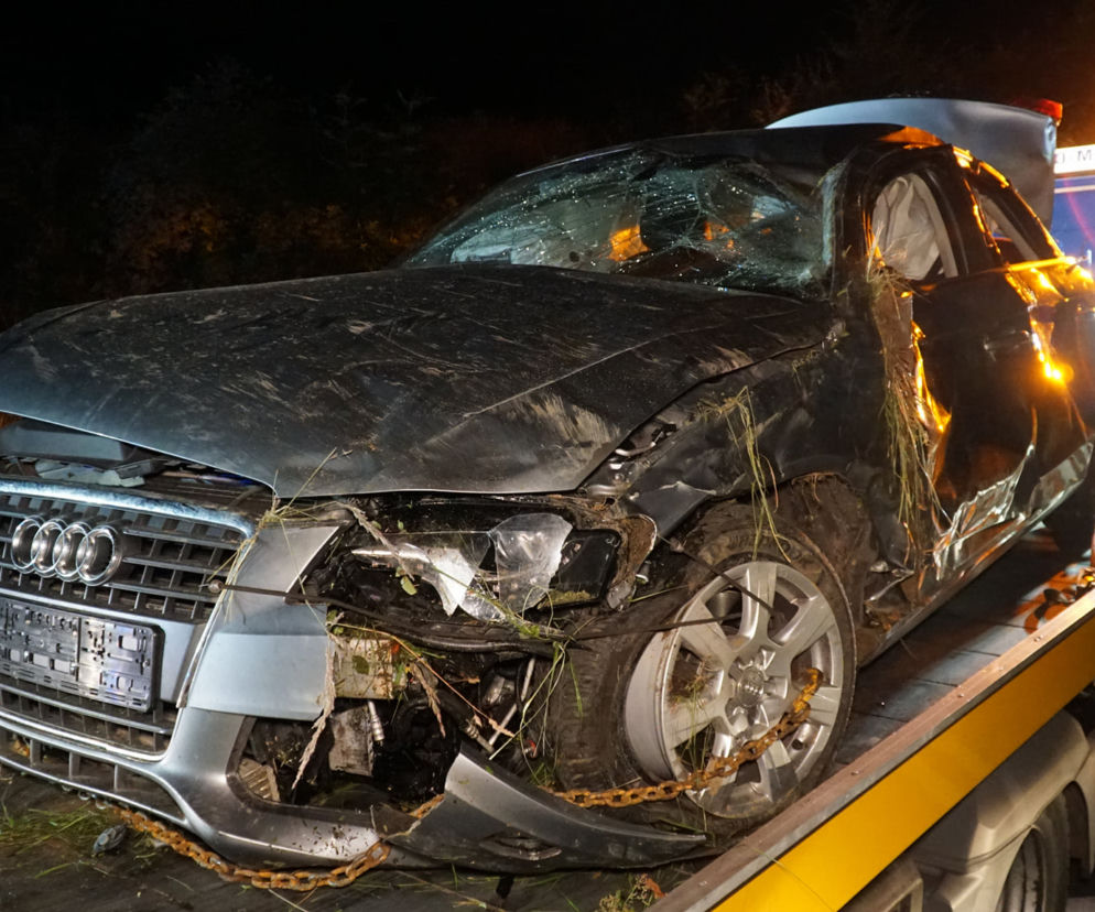 Tragiczny wypadek pod Ostrzeszowem! Nie żyje 16-letnia pasażerka [ZDJĘCIA]