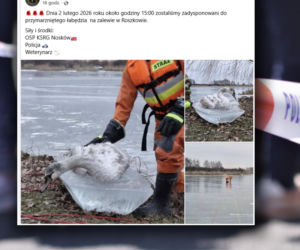 Przymarzł do lodu i nie miał szans. Tragiczny finał akcji ratunkowej na zalewie! 