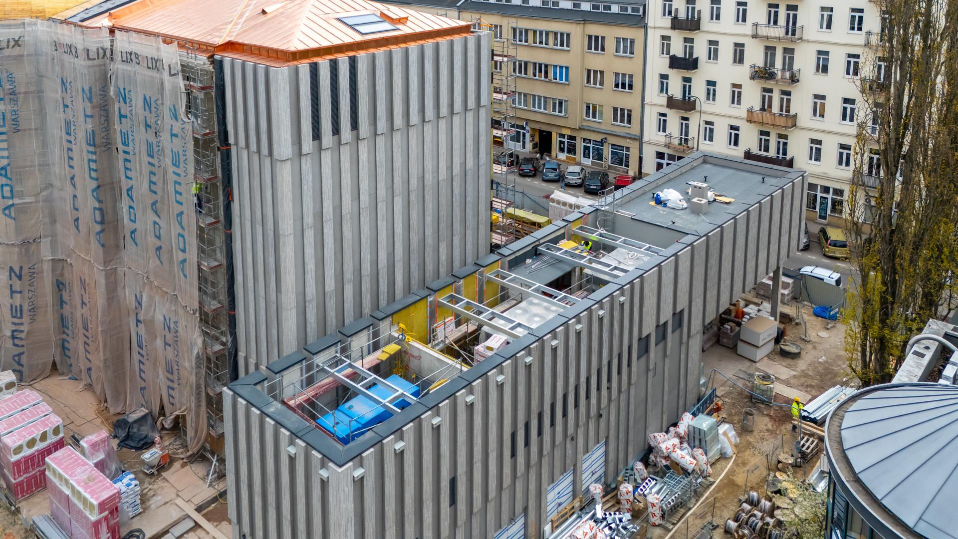 Budowa Muzeum Getta Warszawskiego - kwiecień 2026