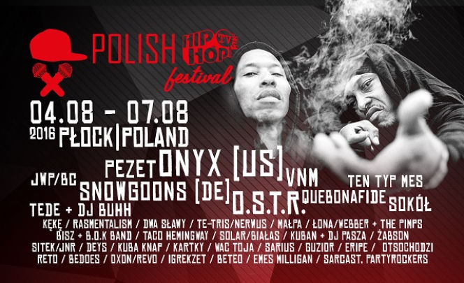 Polish Hip Hop TV Festival 2016: line- up imprezy w Płocku