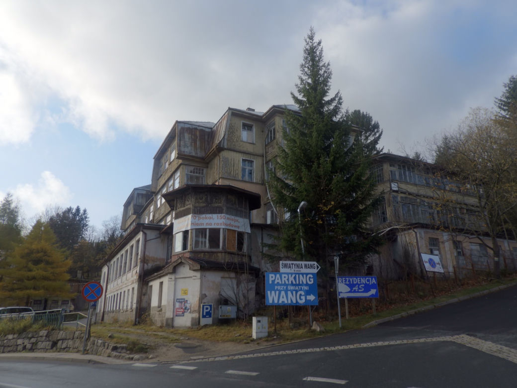 Opuszczony hotel w Karpaczu