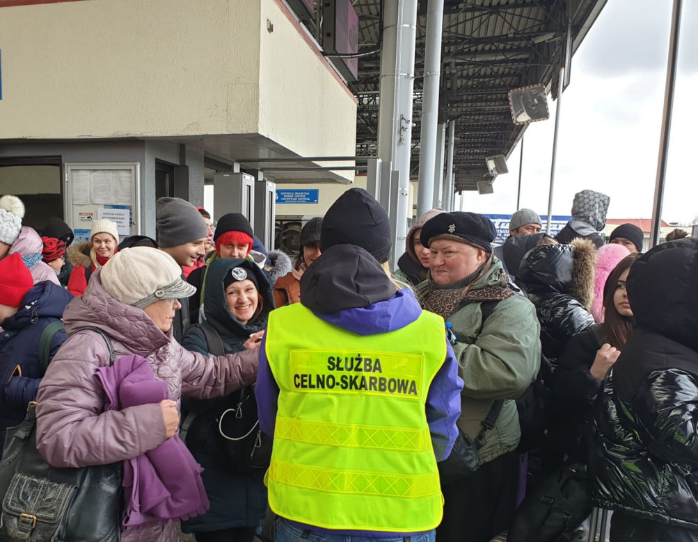 Podkarpacka KAS pomaga uchodźcom z Ukrainy. Służbowo i poza służbą [ZDJĘCIA]