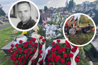 Dębno. Przyjaciele pożegnali strażaka Marcina. 37-latek zginął tragicznie na przejeździe kolejowym [WIDEO, GALEIA]
