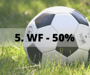 Miejsce 5: Wychowanie fizyczne - 50%
