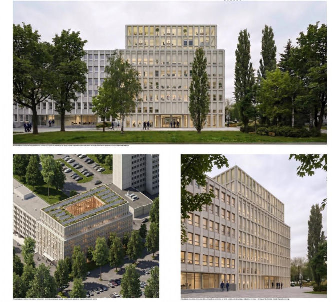 Wizualizacja nowej siedziby ŚUW