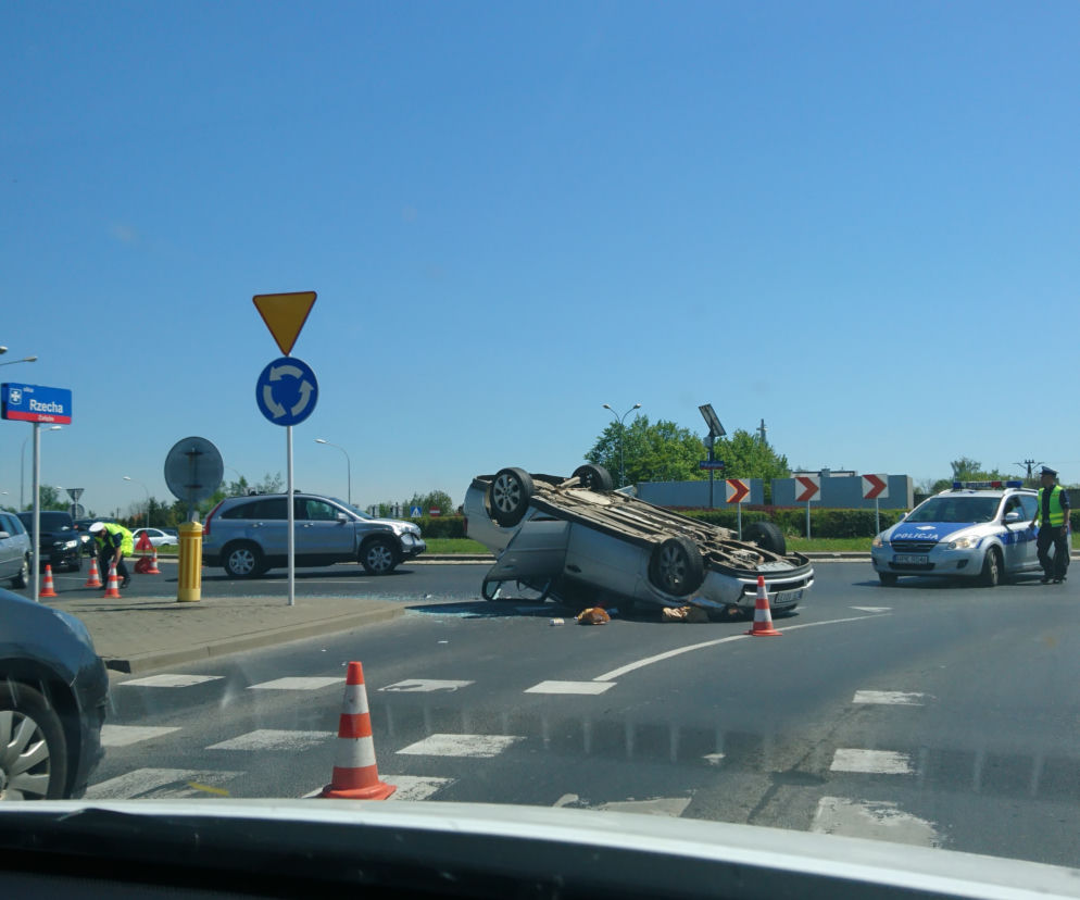Wypadek na Rondzie Kuronia