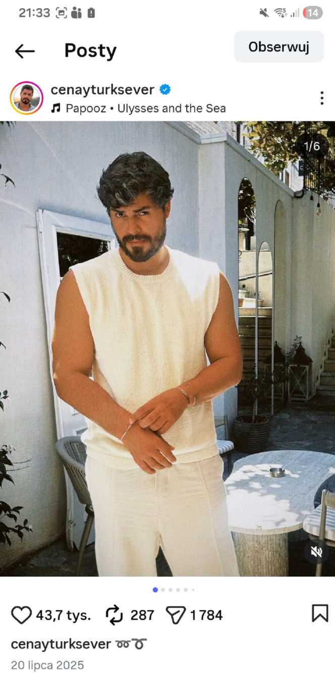 Cenay Turksever prywatnie - Cihan z serialu "Panna młoda"