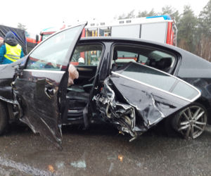 Wypadek na S1 w Mierzęcicach. Potężne utrudnienia