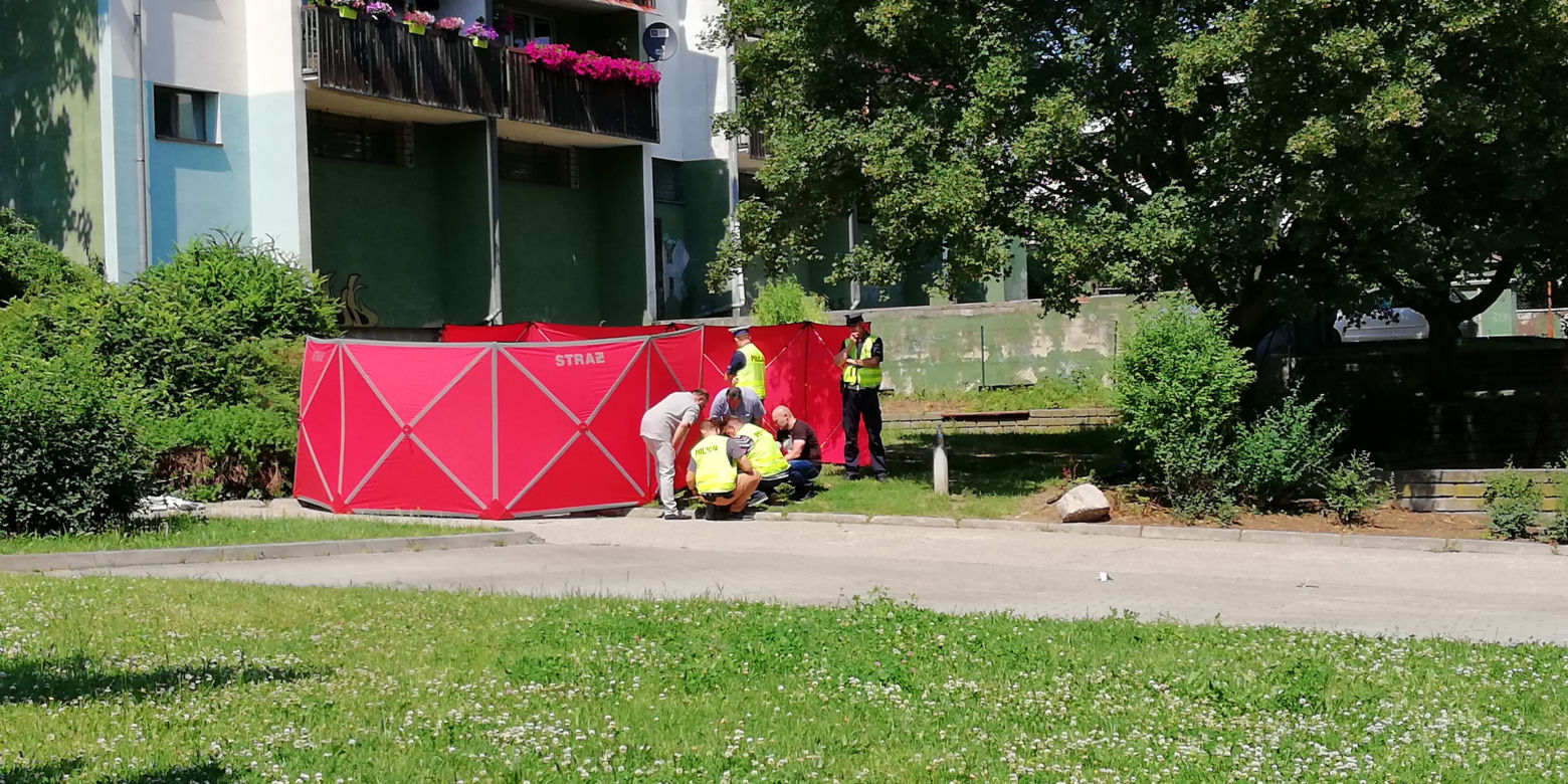 Mężczyzna zabił na ulicy swoją partnerkę, po czym podciął sobie gardło