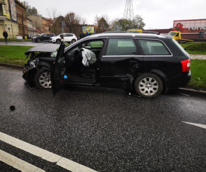 Wypadek na placu Poznańskim w Bydgoszczy