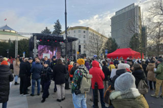 Protest przed Sejmem (17.12.2025)
