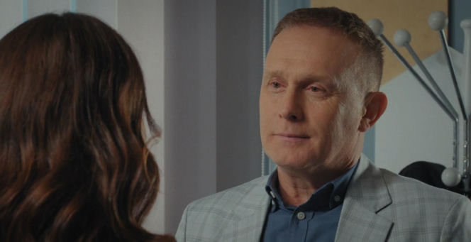 M jak miłość odc. 1926. Joanna (Dominika Sakowicz), Artur Rogowski (Robert Moskwa)