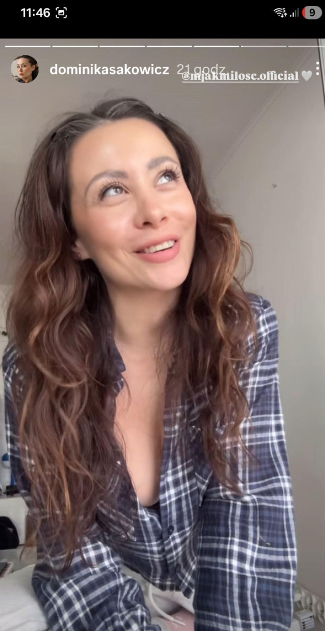 Dominika Sakowicz (Joanna z M jak miłość) - prywatnie na Instagramie
