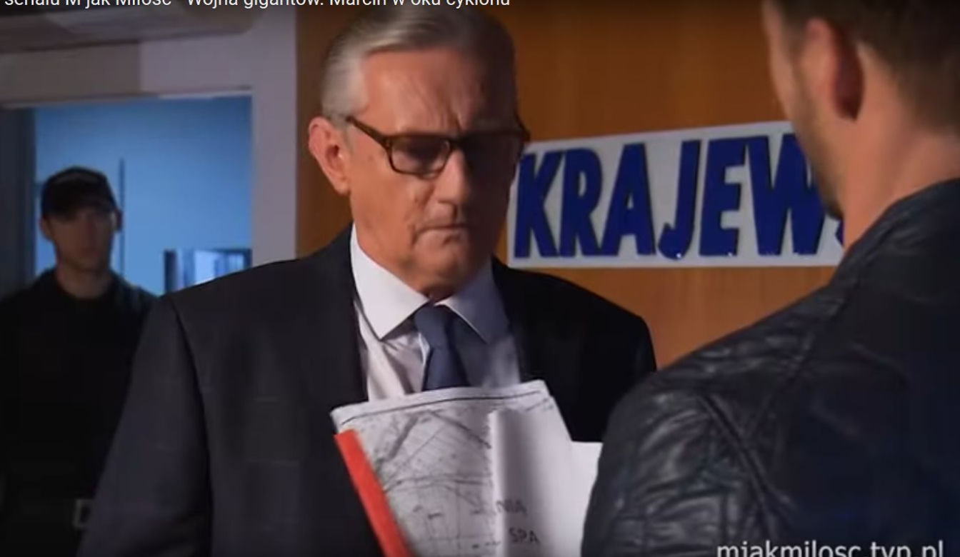 M jak miłość: Krajewski (Grzegorz Wons), Marcin (Mikołaj Roznerski)